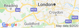 Walton On Thames map